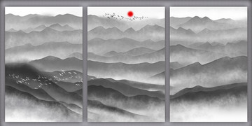 水墨画