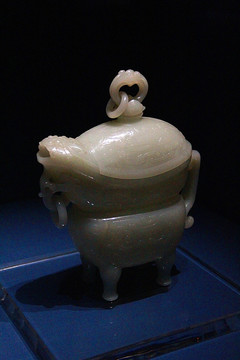 古代玉器 白玉 玉壶
