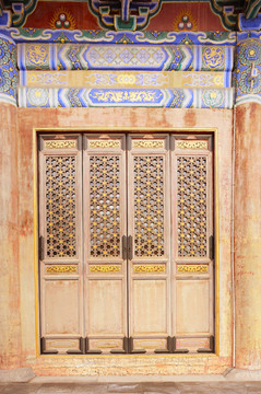古代木雕门窗