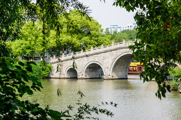 白鹭洲公园印月桥