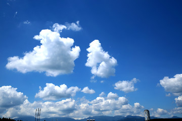 蓝天 白云 云朵 晴空万里