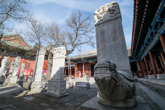 北京东岳庙 石碑