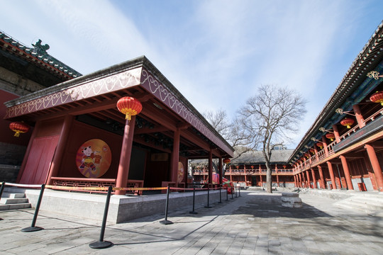 北京东岳庙 后罩楼 戏台