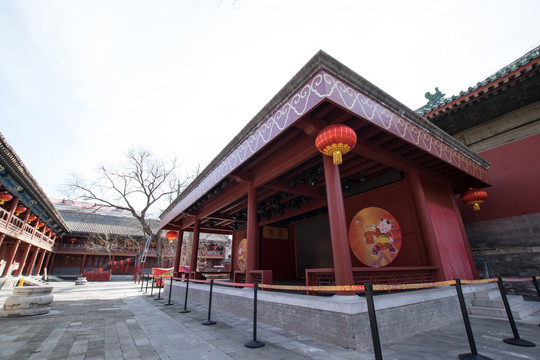 北京东岳庙 戏台
