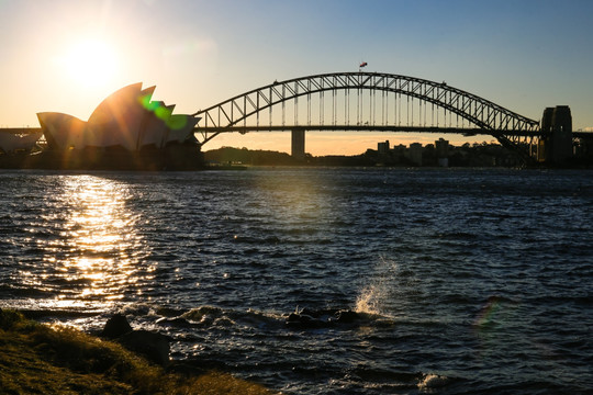 澳大利亚悉尼歌剧院和海港大桥