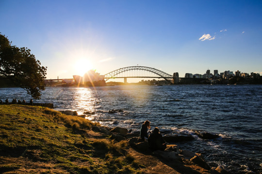 澳洲悉尼歌剧院和海港大桥