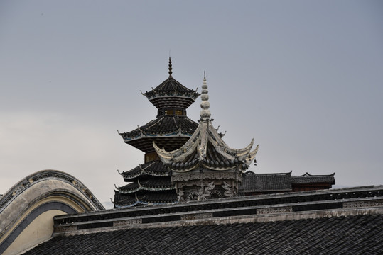 古建筑屋脊