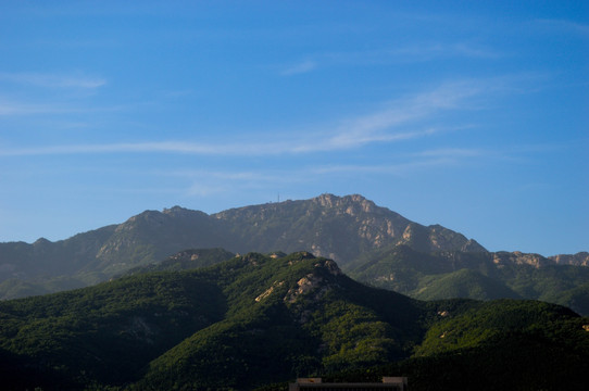 山 远山 青山 蓝天 泰山