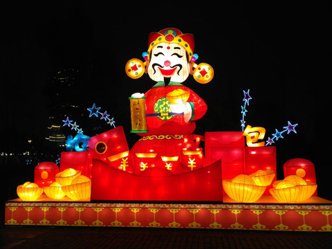 财神彩灯