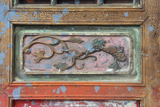 中式家具传统木雕 老鼠偷葡萄