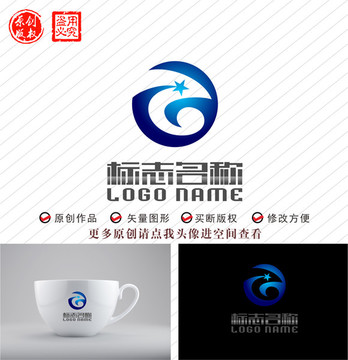 GY字母Z标志科技星logo
