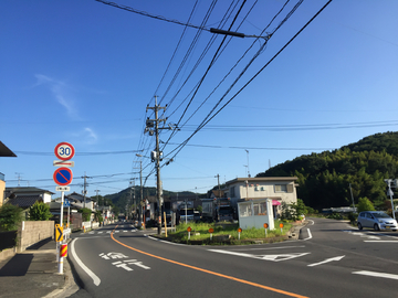 日本农村 路口 道路