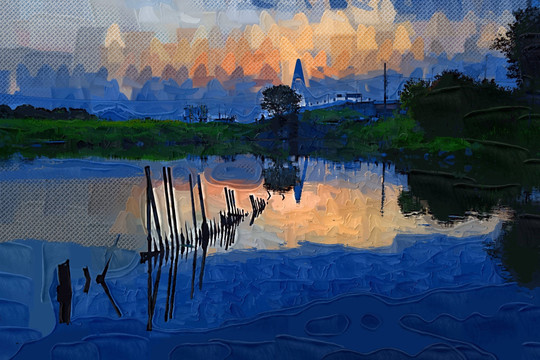 风景油画