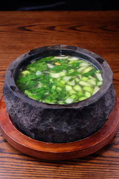 石锅青菜汤