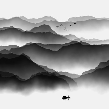 水墨画
