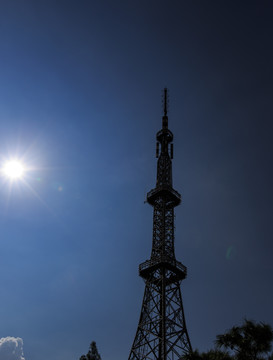 大理 洱海公园 信号发射塔