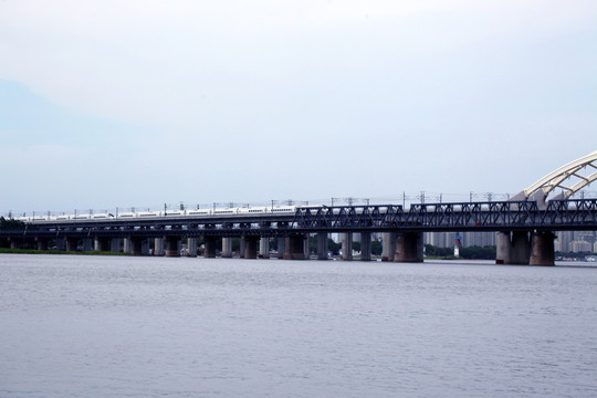 松花江 铁路桥