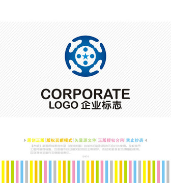 金融投资 八卦乾坤logo设计