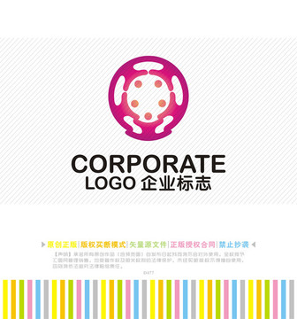 灯饰 环球 团结logo设计