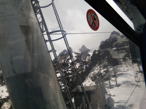 云南 玉龙雪山 索道