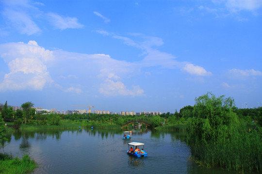 长沙洋湖湿地公园