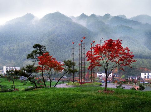 井冈山风景画