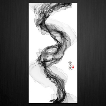 梦幻水墨画