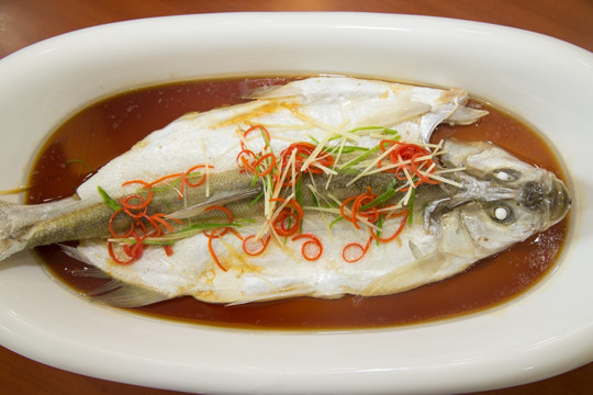 鱼类 蒸菜 鳜鱼 白丝 白丝鱼