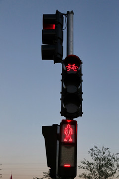 红绿灯红灯禁禁止通行