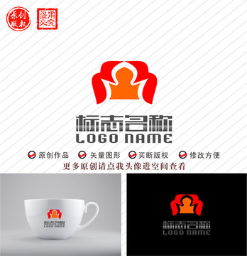 M字母皇冠标志家具logo