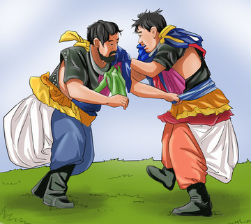 蒙古摔跤