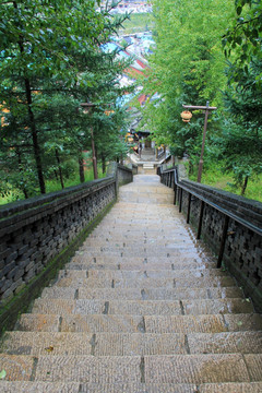 五台山景区 石阶