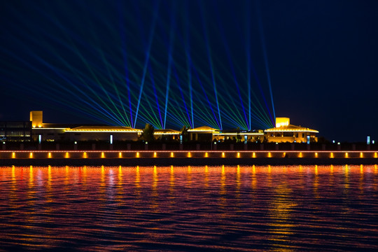 乌海湖夜景