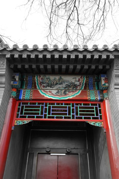 老北京 黑白照片