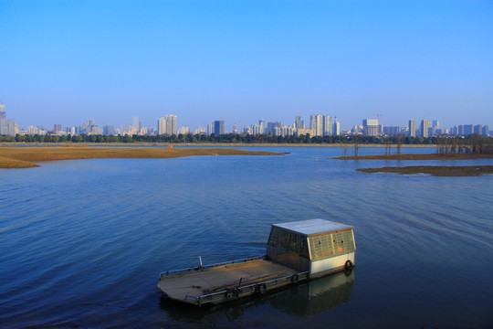 长沙河西湘江风光带