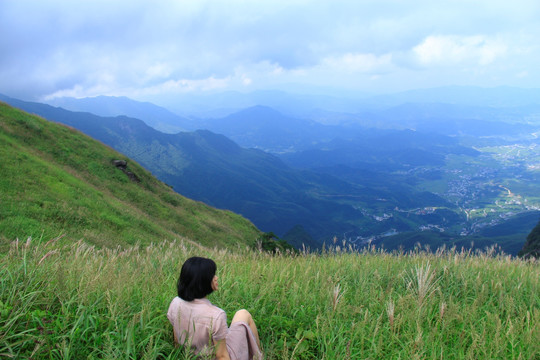 武功山高山草甸云中草原