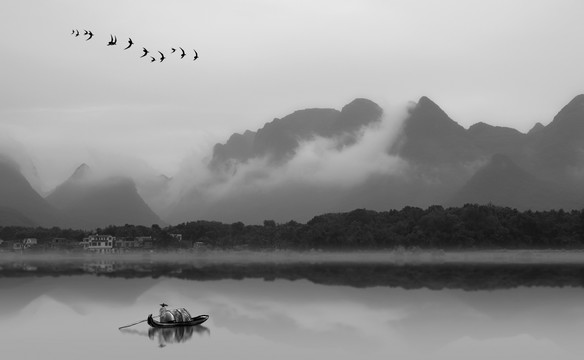 水墨山水