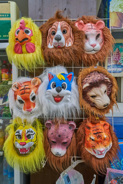 动物玩具面具