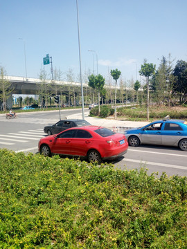 去兰山的路上