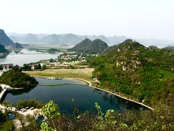 普者黑山水风光