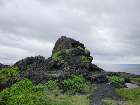 台湾海岸礁石