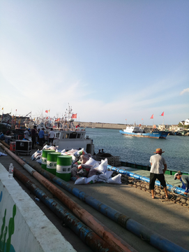 渔村 渔船码头 捕鱼 渔船