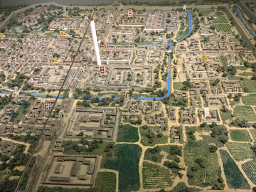登州古城及水城模盘图