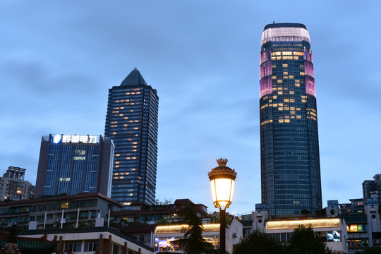 贵阳市建筑夜景