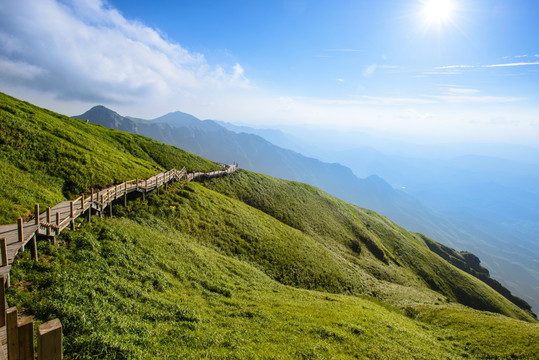 武功山木栈道