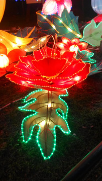 花灯 玫瑰花
