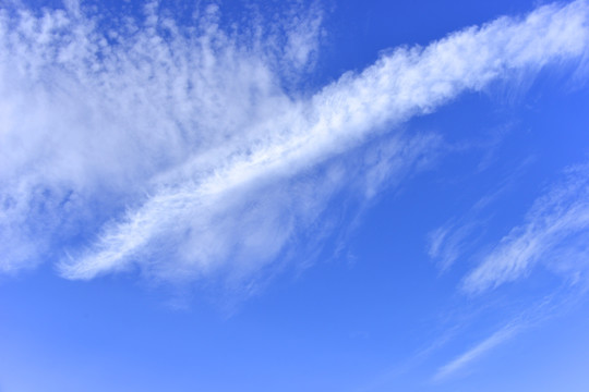 飞机尾迹云素材 高清TIF图