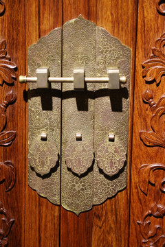 铜雕仿古家具锁扣