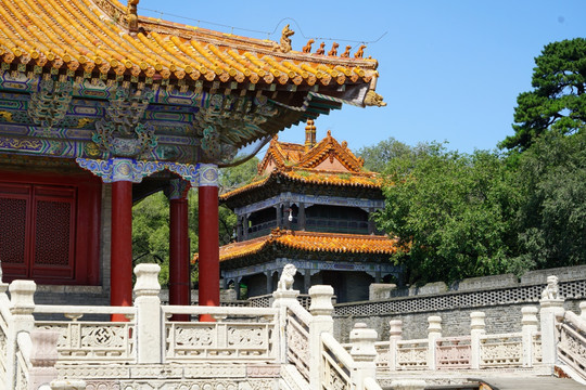 沈阳东陵 清福陵 古建筑