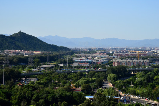 城市景观 北京远景 西山